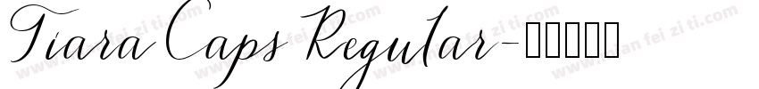 Tiara Caps Regular字体转换